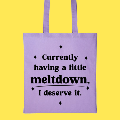 Meltdown Tote Bag (Various Colours)