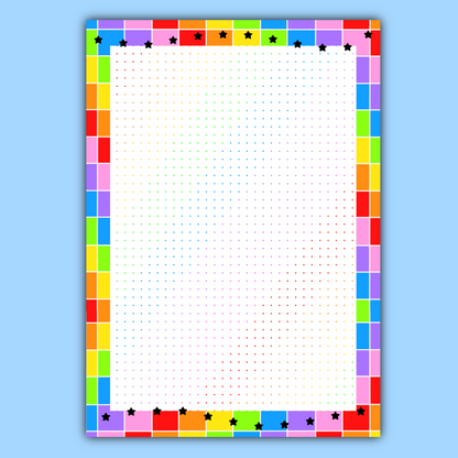 Rainbow Notepad A5