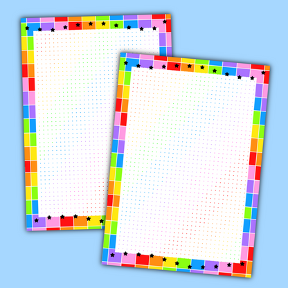 Rainbow Notepad A5