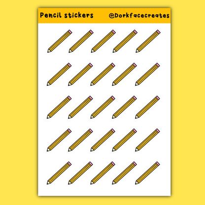 Pencil Stickers