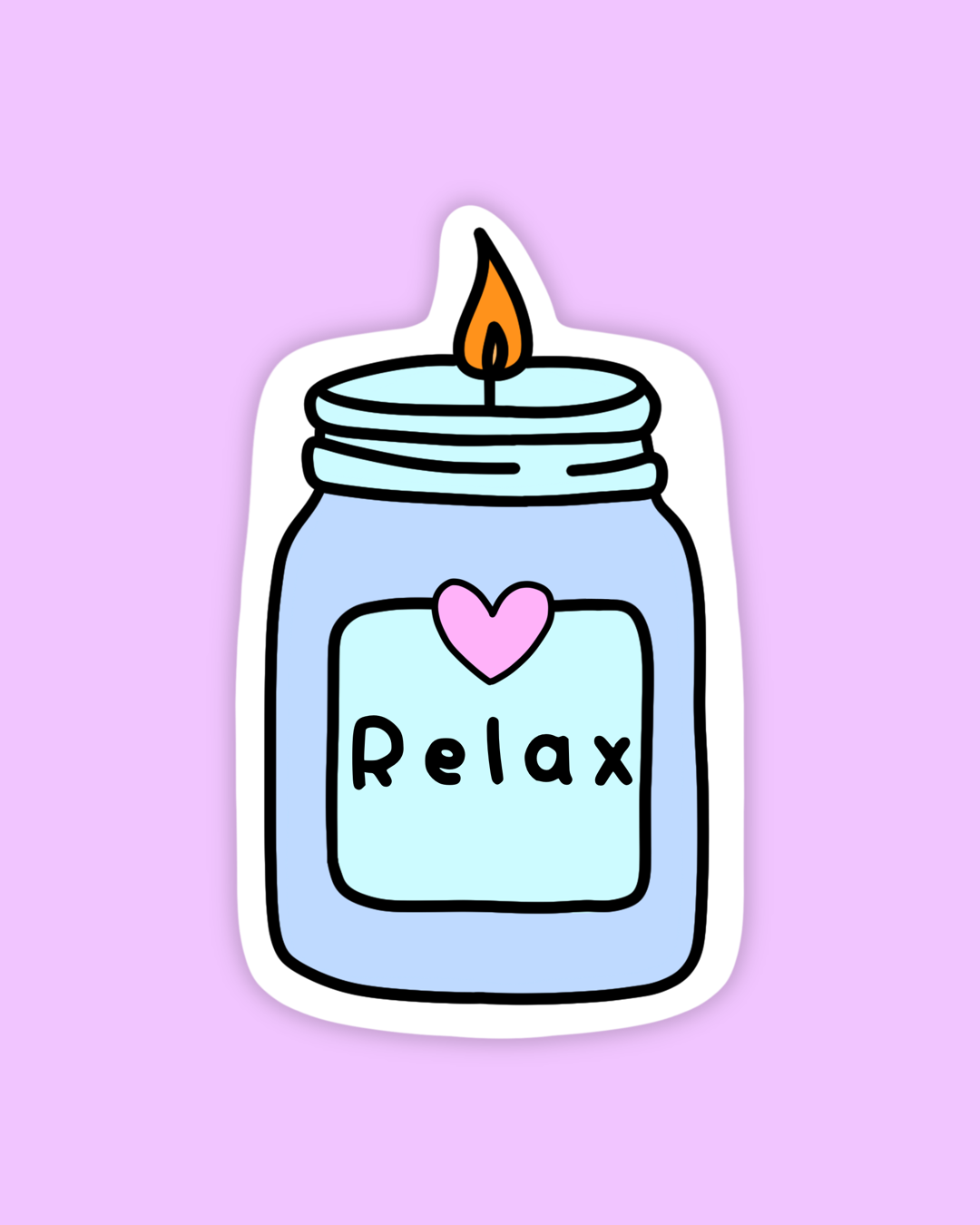 Relax Sticker