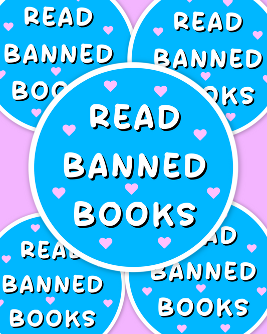Banned Books Sticker