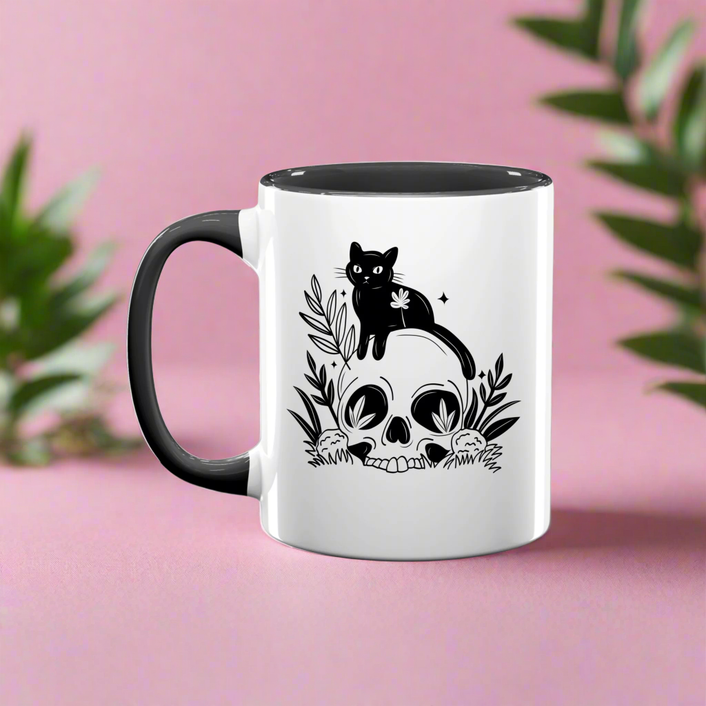 Kitty Skull Mug