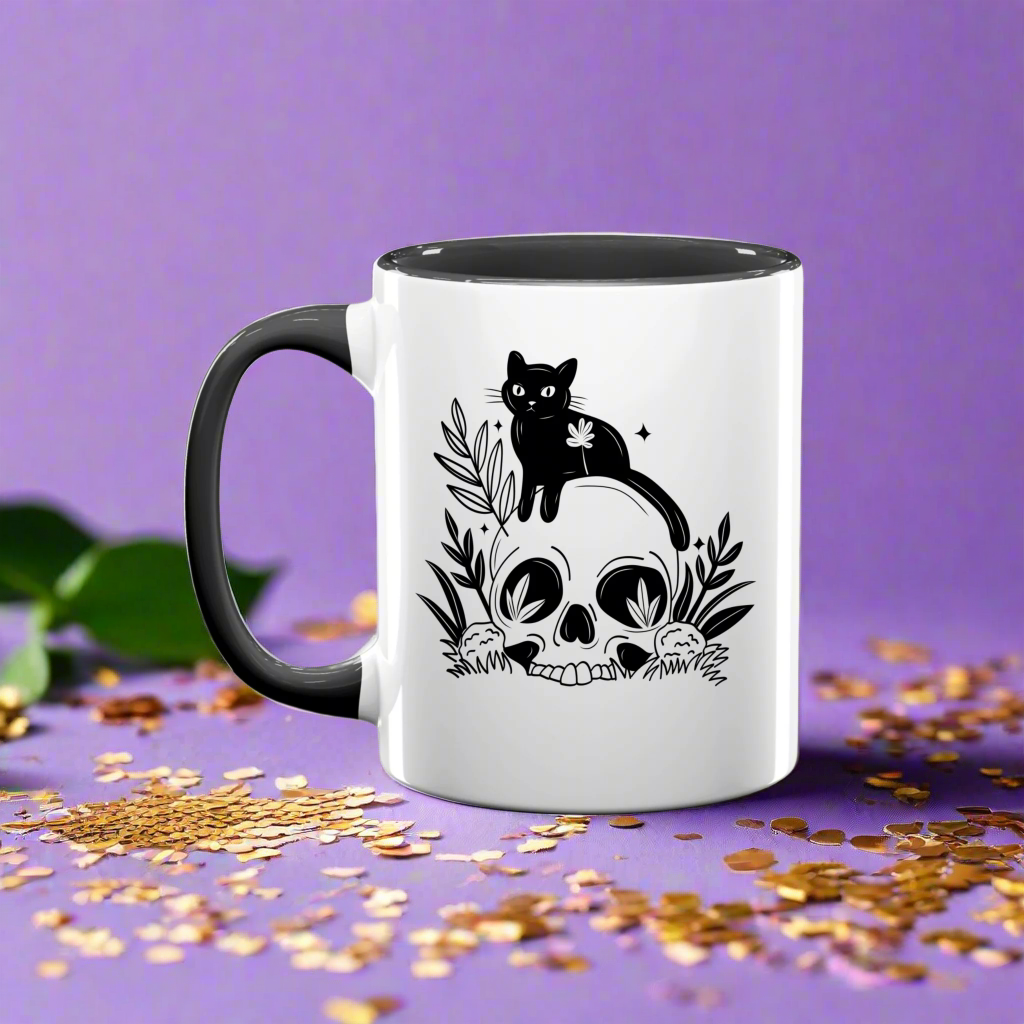 Kitty Skull Mug