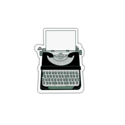 Typewriter Sticker