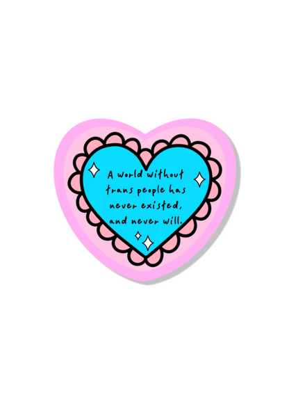 Trans Support Sticker