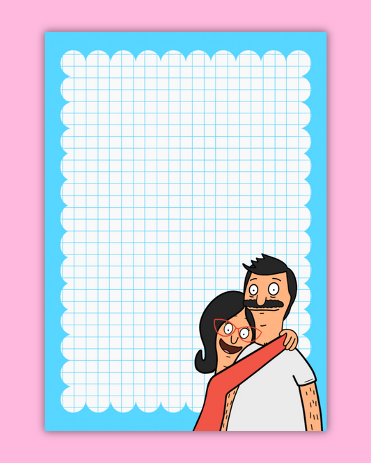 Bob & Linda A4 Notepad