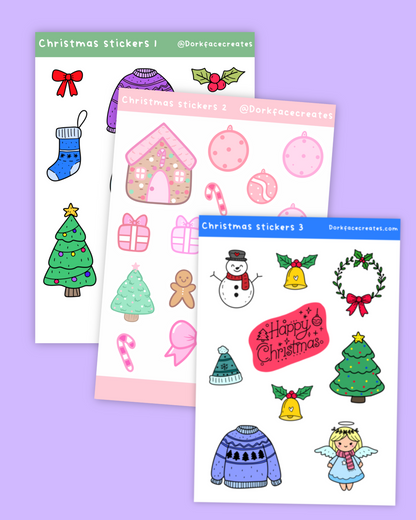 Christmas Stickers Bundle