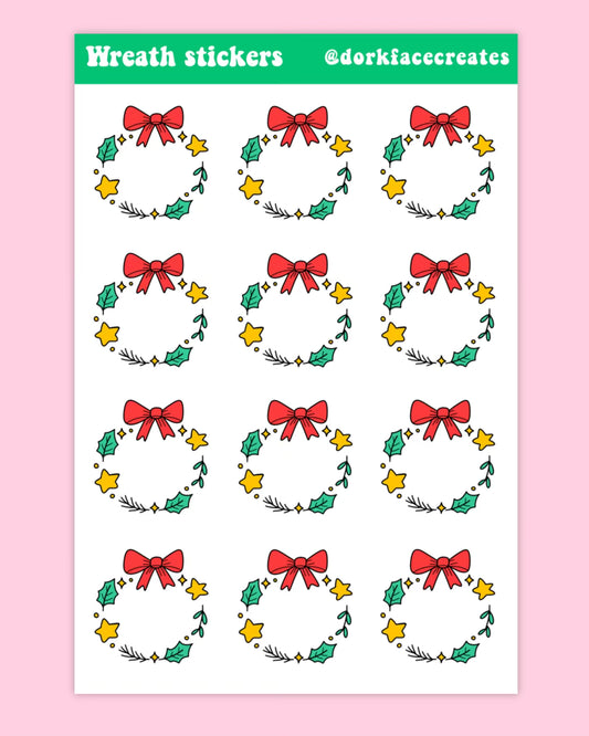 Wreath Stickers
