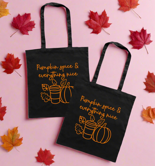 Pumpkin Spice Tote Bag