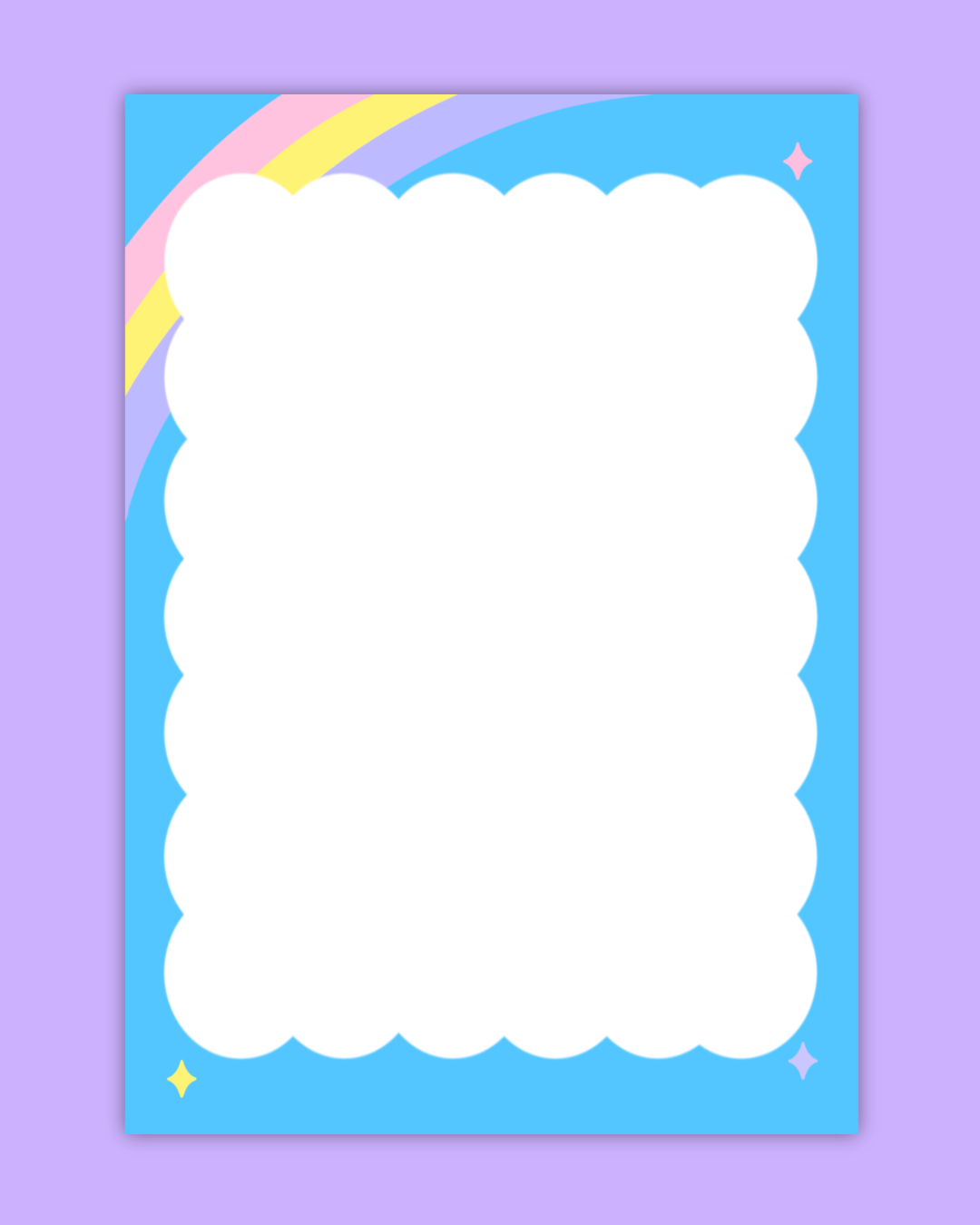 Rainbow A5 Notepad