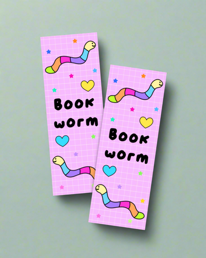 Book Worm Bookmarks