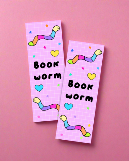 Book Worm Bookmarks