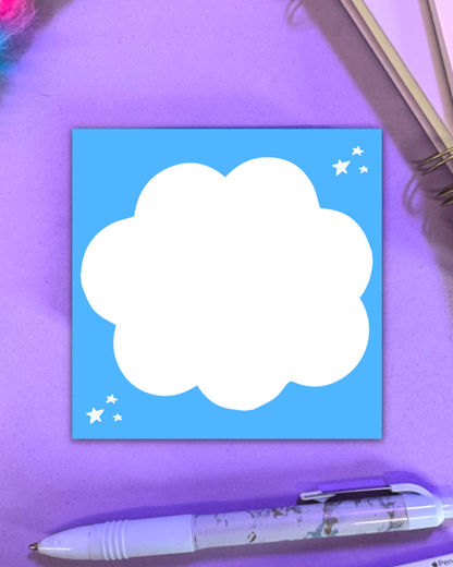 Cloud Sticky Note Pad