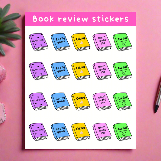 Book Review Stickers