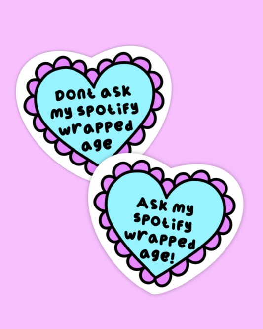 Spotify Wrapped Age Stickers