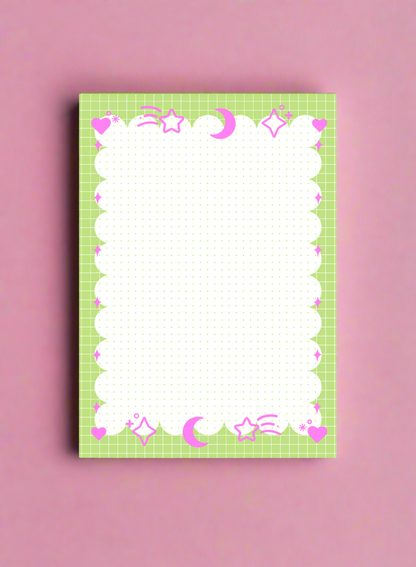 Green & Pink Notepad