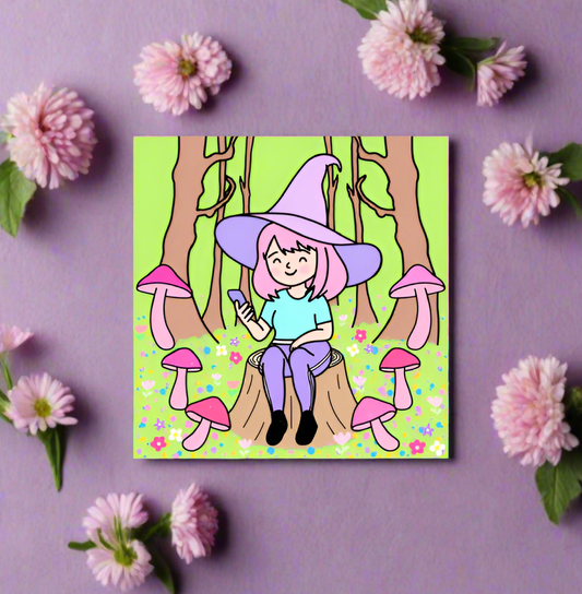 Lil Forest Witch Sticker