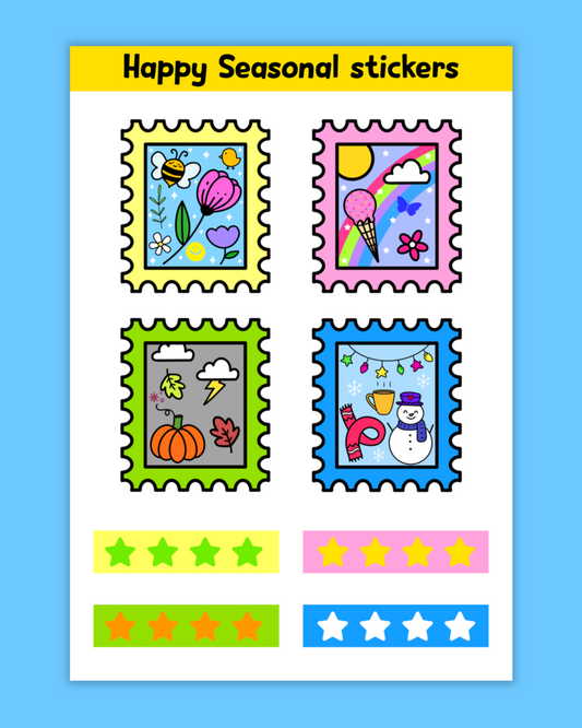 Happy Seasonal Stickers