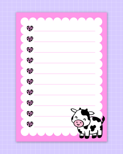 Cow List Notepad