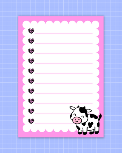 Cow List Notepad
