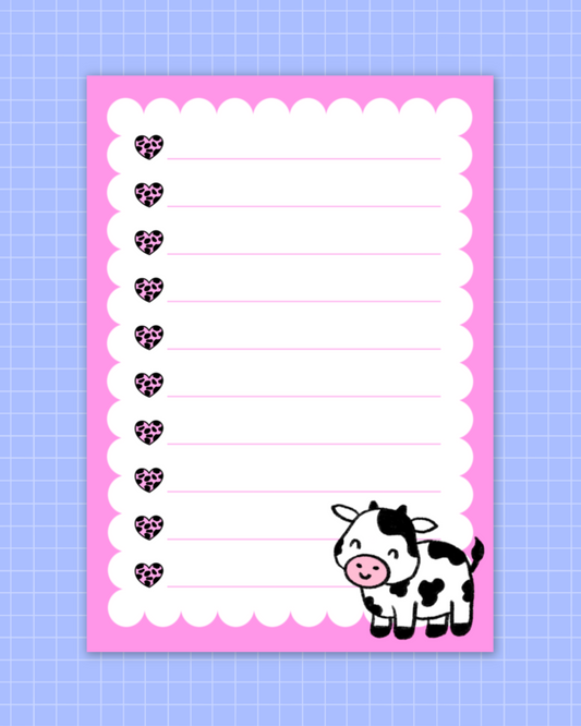Cow List Notepad