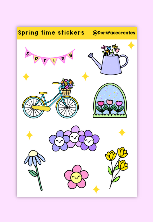 Spring Vibes Stickers