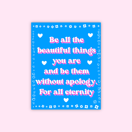 Be All The Beautiful Sticker