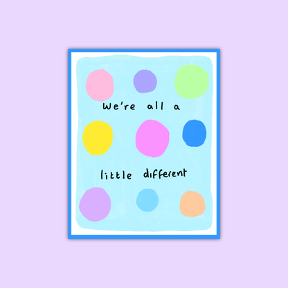 We’re All Different Sticker