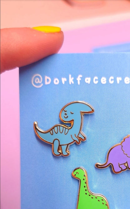 Blue Dino Pin