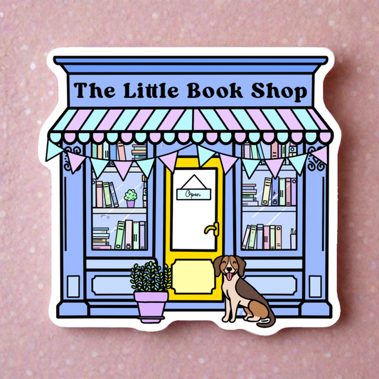 Book Shop Vinyl Sticker