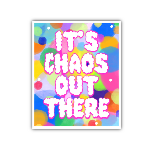 It's Chaos Vinyl Sticker