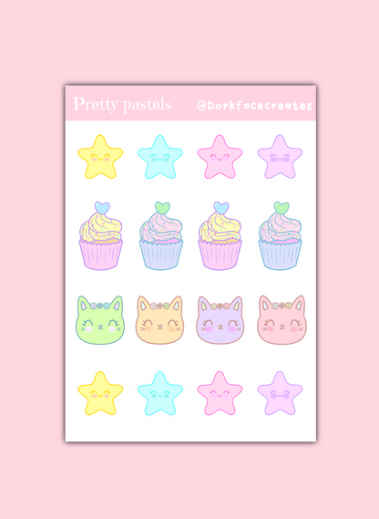 Pretty Pastel Stickers