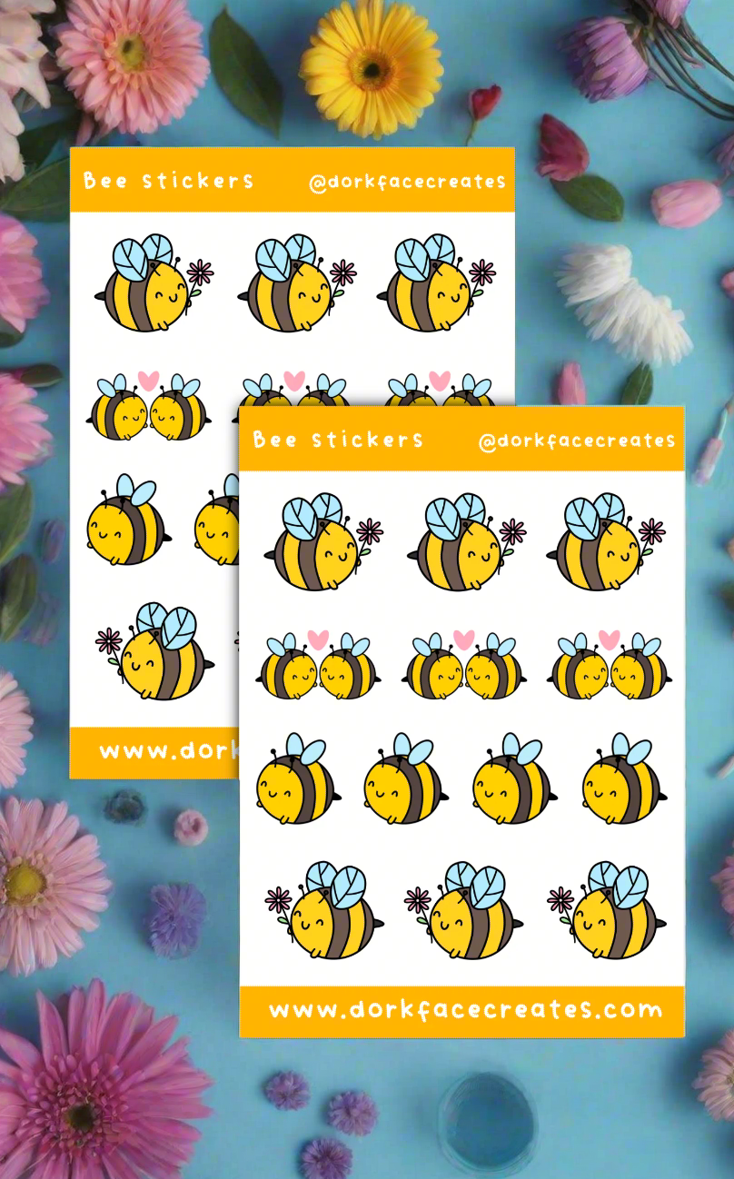 Bee Sticker Sheet