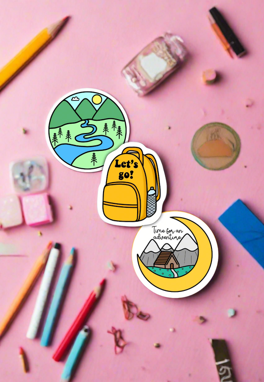 3 Adventure Stickers