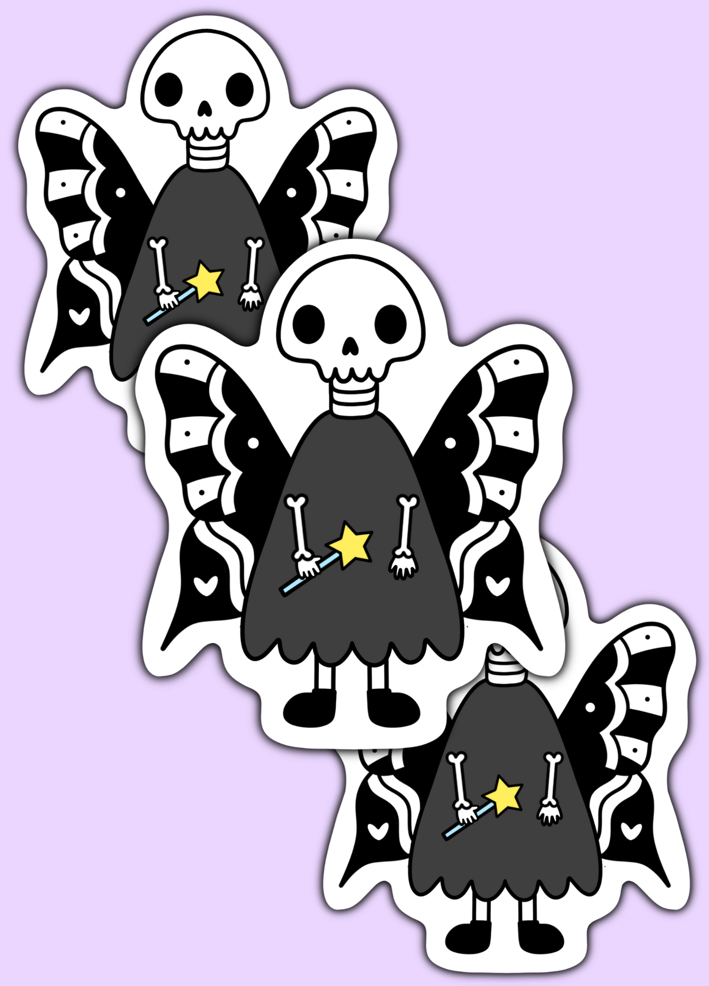 Skelefairy Sticker