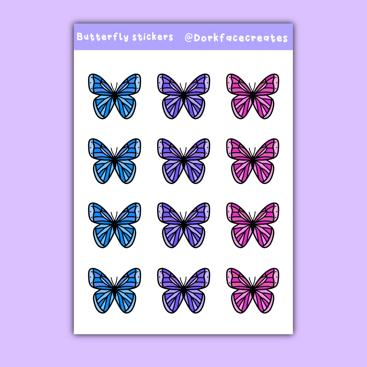 Butterfly Stickers