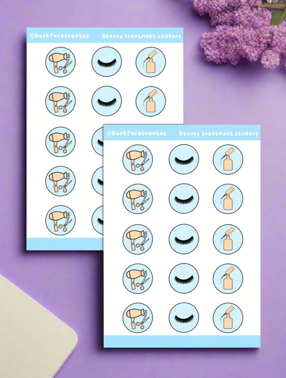 Beauty Treatment Stickers