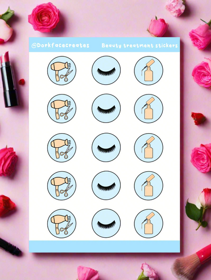 Beauty Treatment Stickers