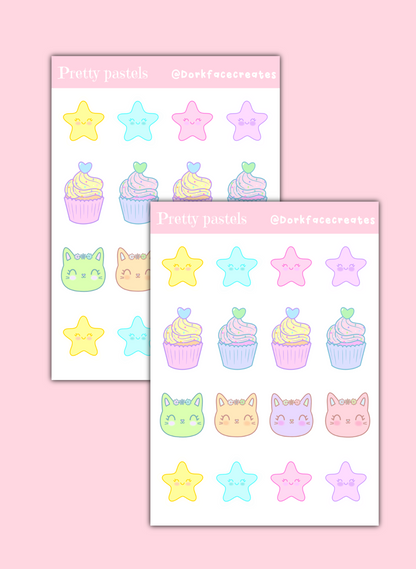 Pretty Pastel Stickers