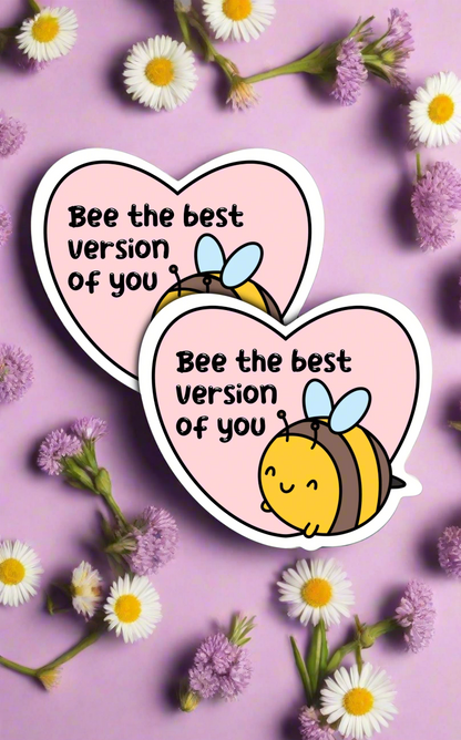 Bee The Best Vinyl Sticker