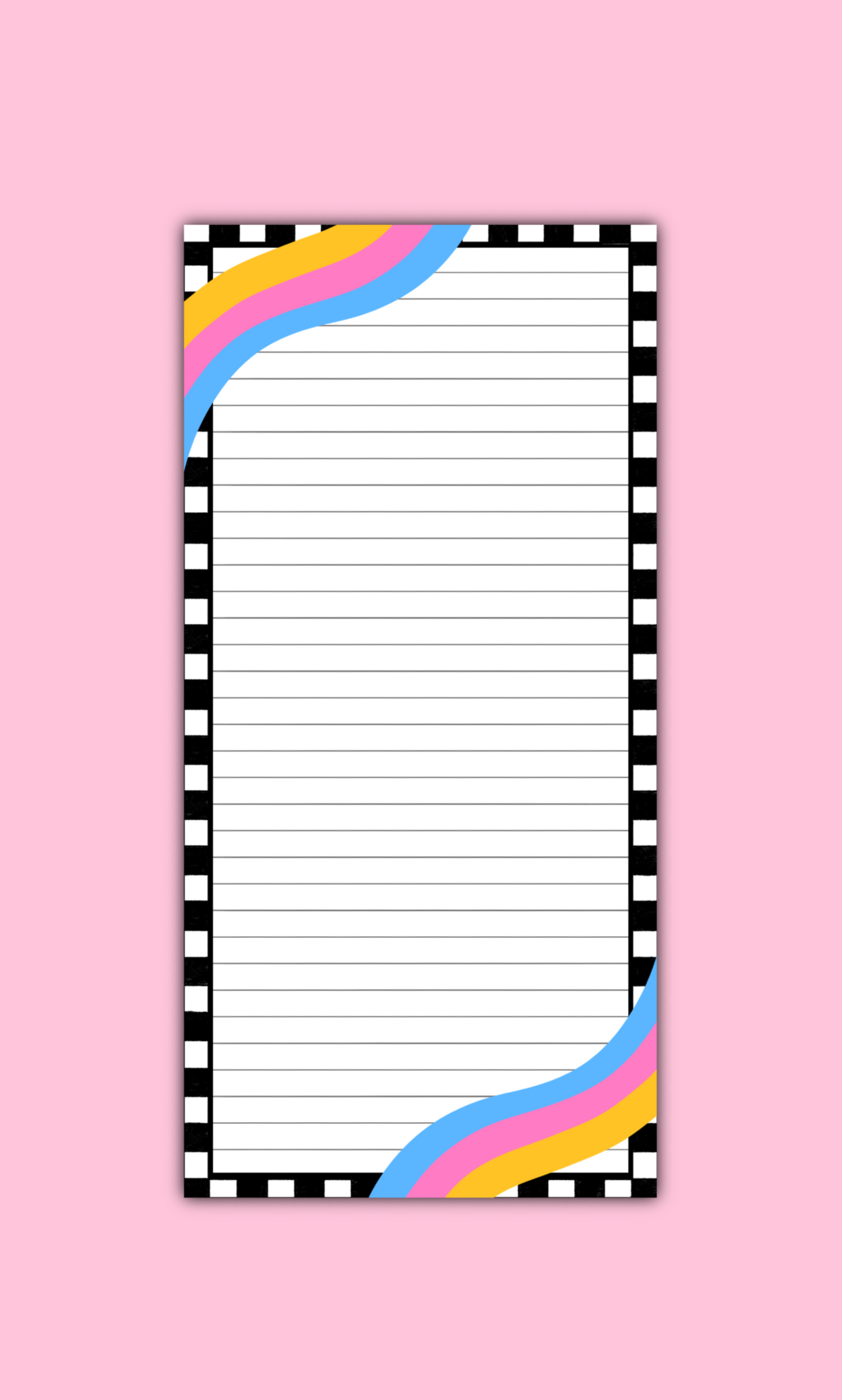 Checkered Notepad