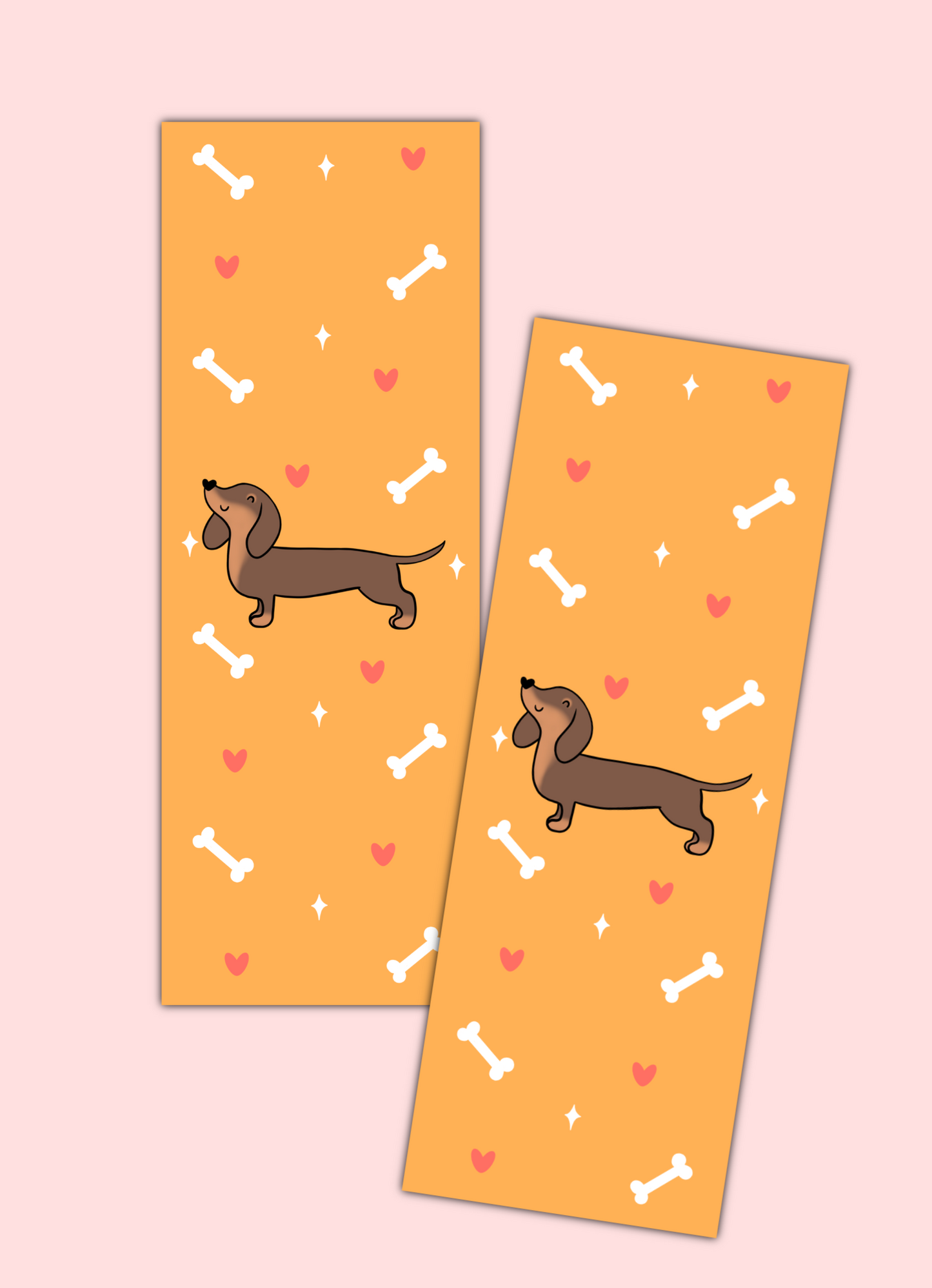 Sausage dog bookmarks