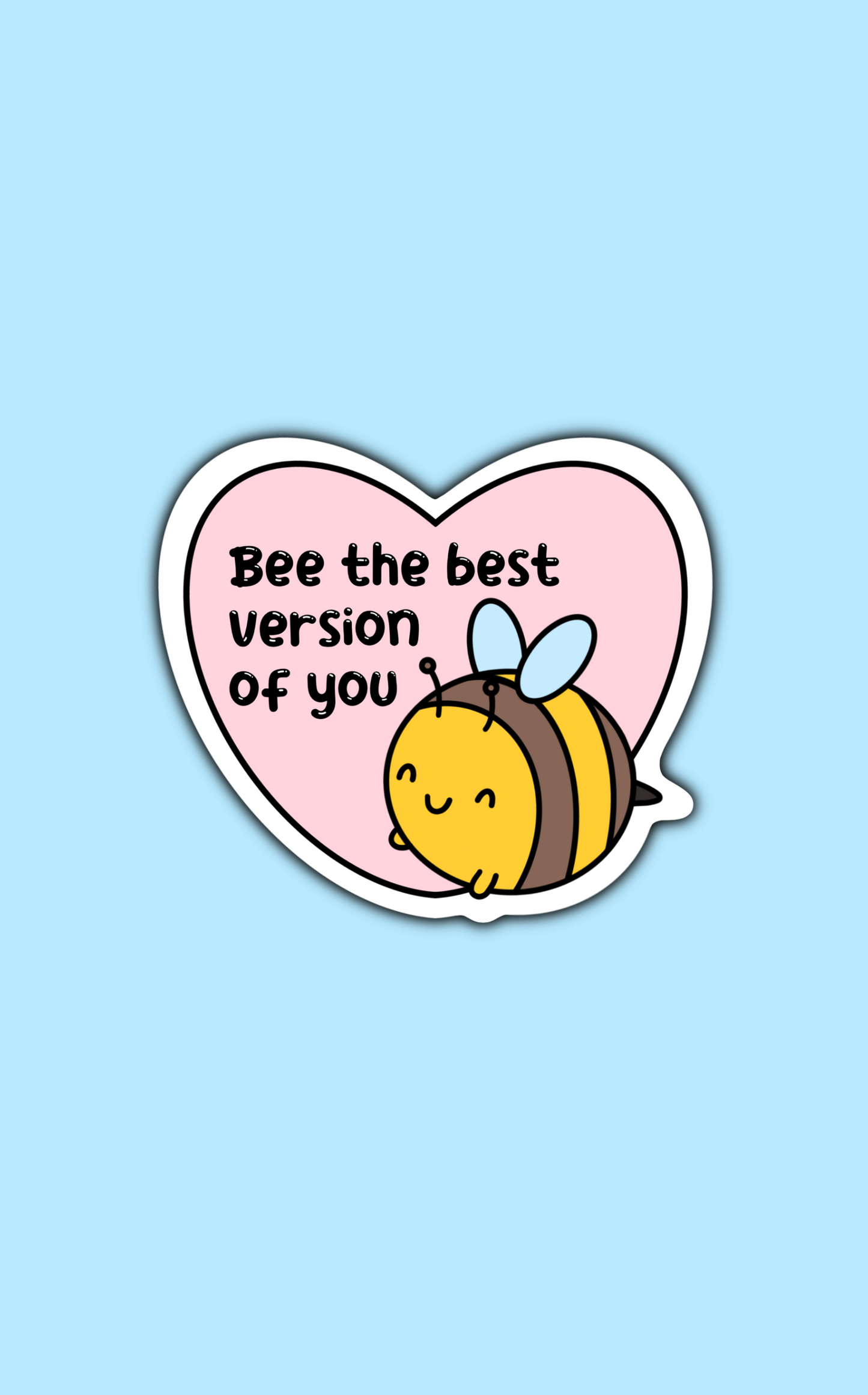 Bee The Best Vinyl Sticker