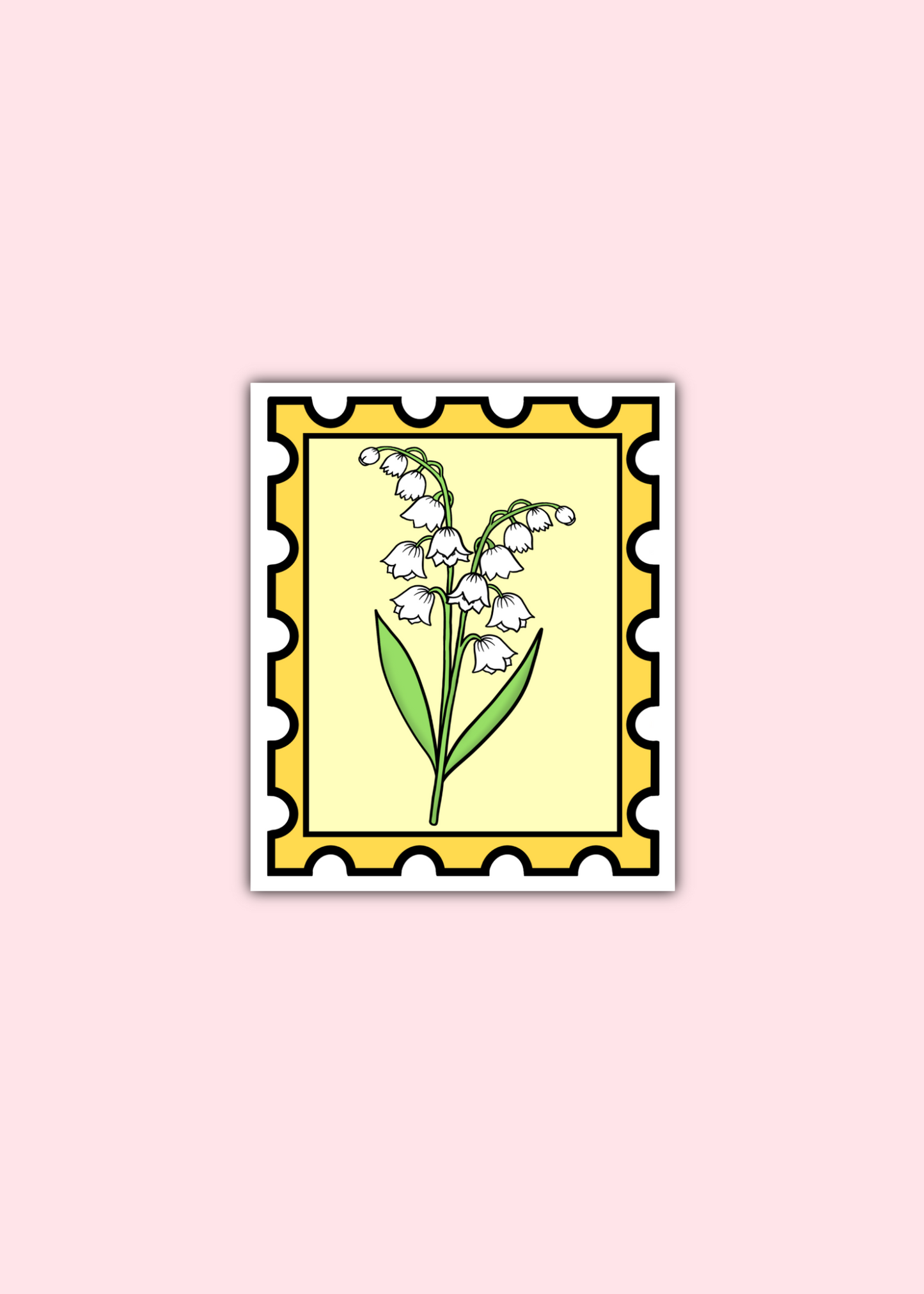 Flower Stamp Sticker