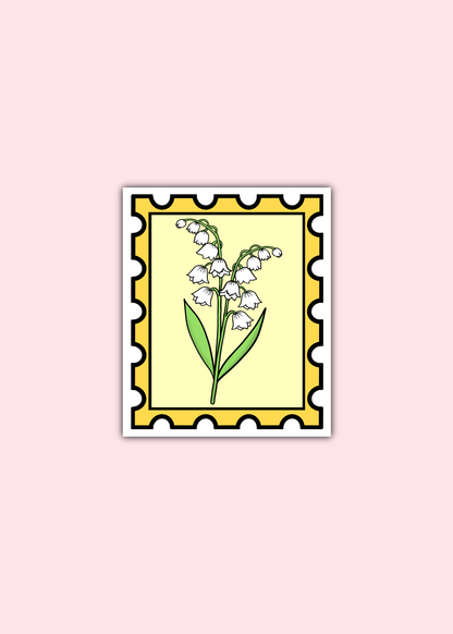 Flower Stamp Sticker