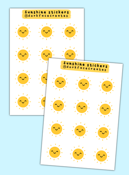 Sunny Sticker Sheet