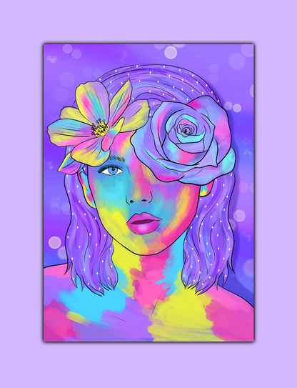 Rainbow Portrait Print