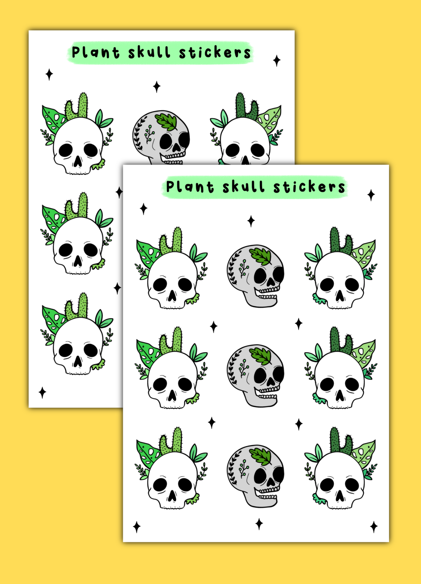 Skeleplant Sticker Sheet
