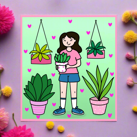 Plant Lady Sticker